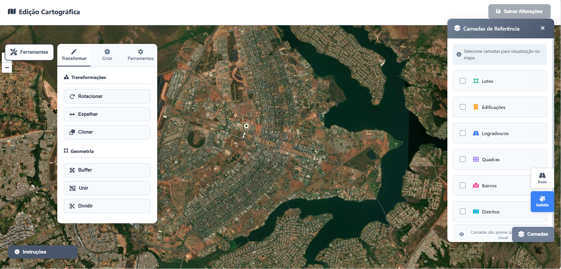Ferramenta de Edição de Mapas